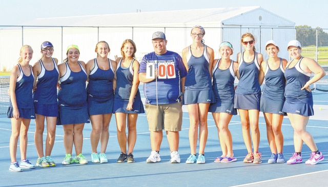 BHS tennis takes care of business to give Sexton 100th career win