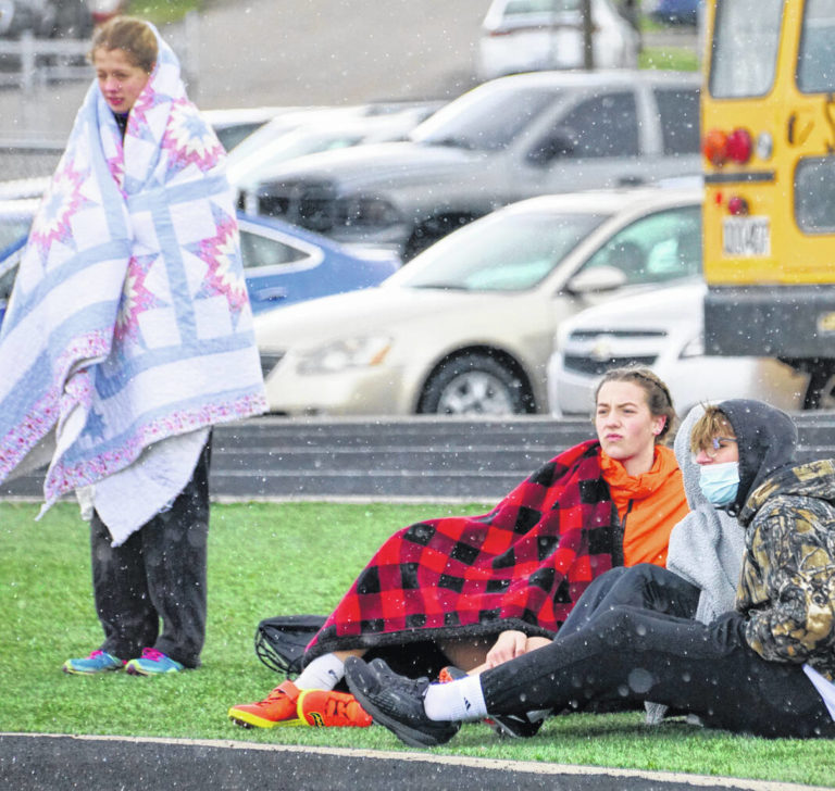 Remember the cold ol’ days? Having a (wintry) blast watching spring sports